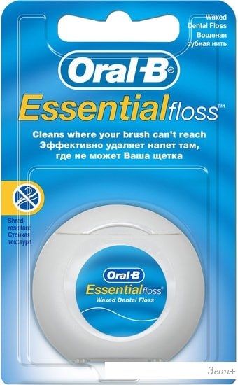 Зубная нить Oral-B Essential Floss Вощеная 50 м