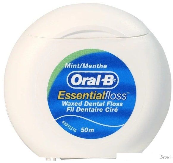 Зубная нить Oral-B Essential Floss Вощеная 50 м