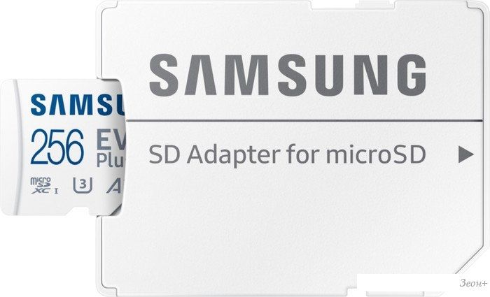 Карта памяти Samsung EVO Plus 2024 microSDXC 256GB (с адаптером)