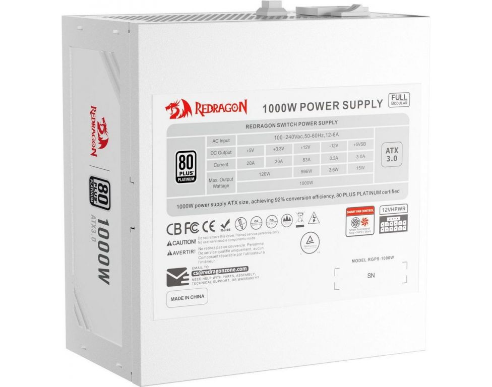 Блок питания Redragon RGPS-1000W 71812