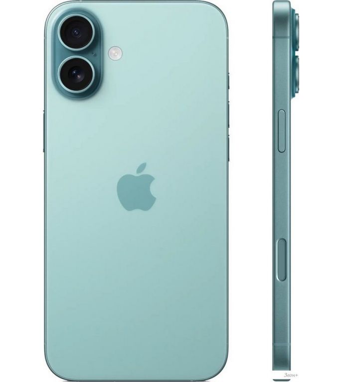 Смартфон Apple iPhone 16 Plus 256GB (бирюзовый)
