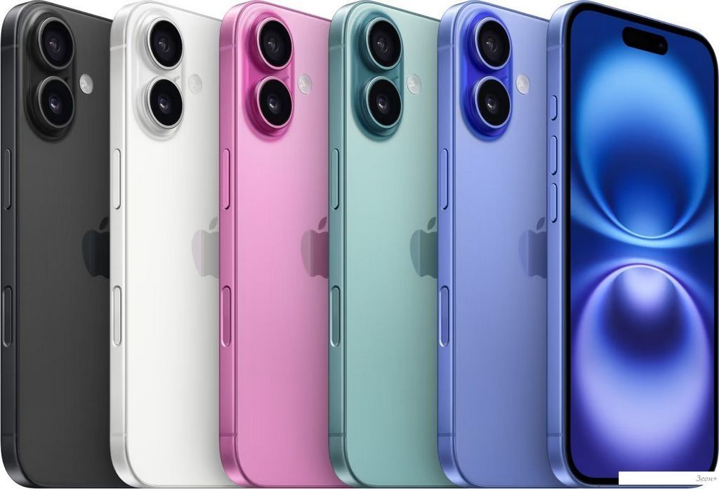 Смартфон Apple iPhone 16 Plus 256GB (бирюзовый)