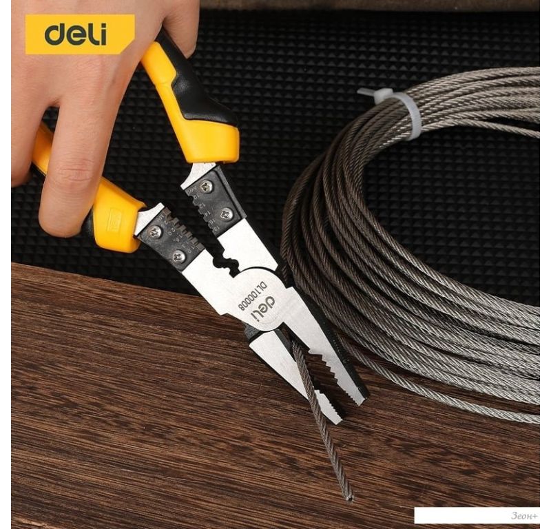 Плоскогубцы Deli DL100008