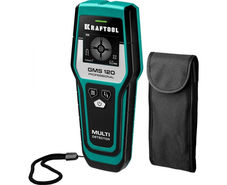 Детектор скрытой проводки KRAFTOOL GMS 120 45298