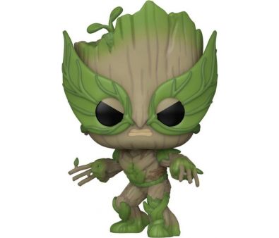  Funko POP! Bobble Marvel We Are Groot Groot as Wolverine (1396) 79519