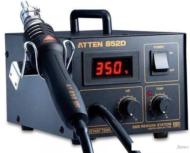 Паяльная станция термовоздушная Atten AT852D