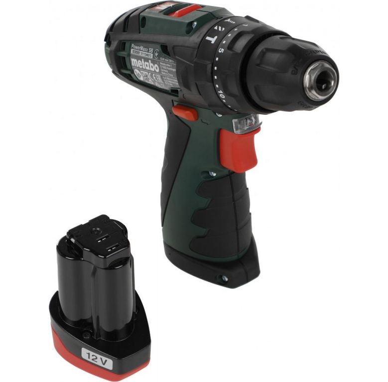 Ударная дрель-шуруповерт Metabo Powermaxx SB Basic 600385500 (с 2-мя АКБ, кейс)