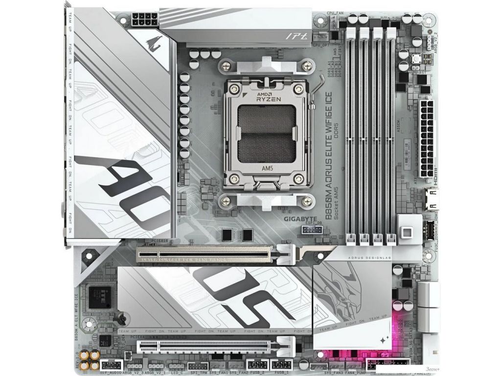 Материнская плата Gigabyte B850M Aorus Elite WiFi6E Ice