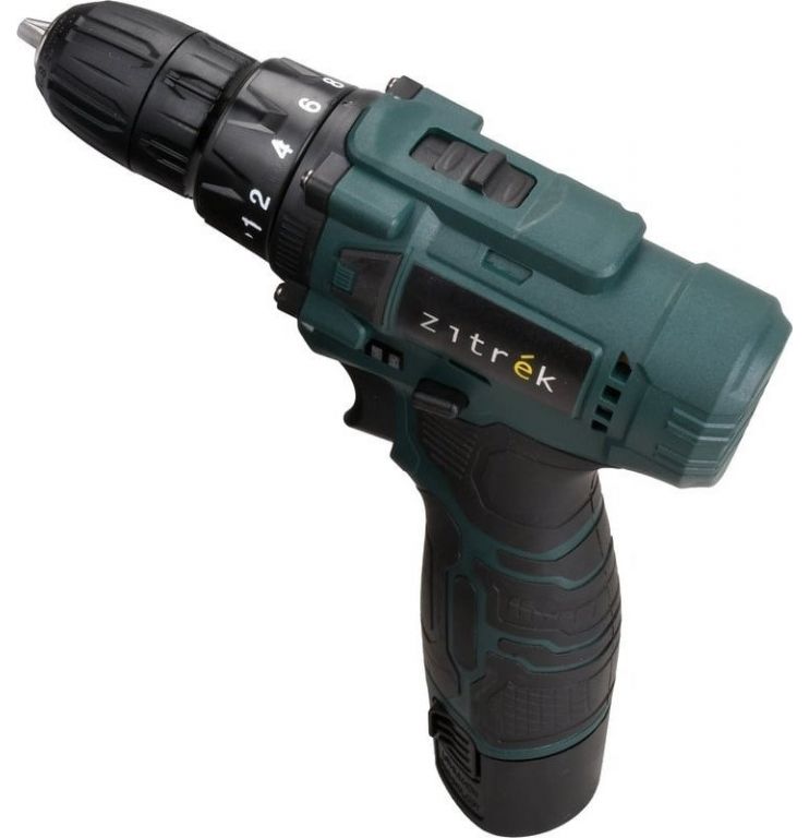 Дрель-шуруповерт Zitrek Green 12V Plus 085-1014 (с 2-мя АКБ)