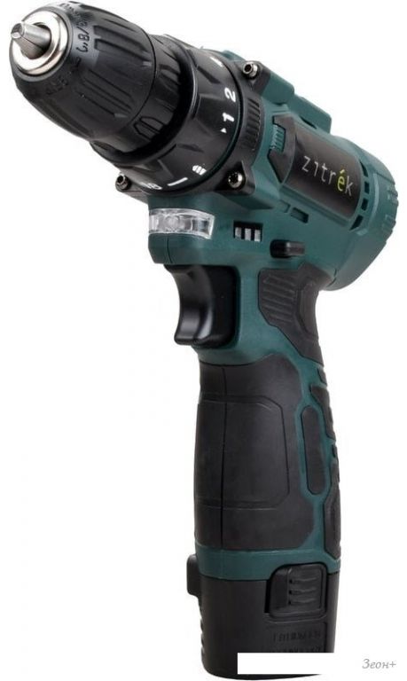 Дрель-шуруповерт Zitrek Green 12V Plus 085-1014 (с 2-мя АКБ)