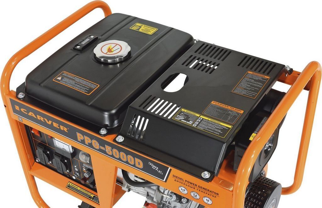 Дизельный генератор Carver PPG-5000D