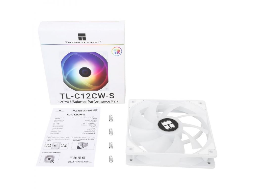 Вентилятор для корпуса Thermalright TL-C12CW-S