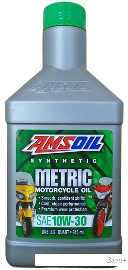 Моторное масло Amsoil Synthetic Metric Motorcycle Oil 10W-30 0.946л