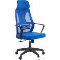 Офисное кресло CHAIRMAN CH636 (ткань, черный пластик/синий)