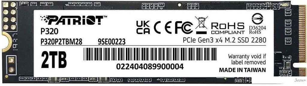 SSD Patriot P320 2TB P320P2TBM28