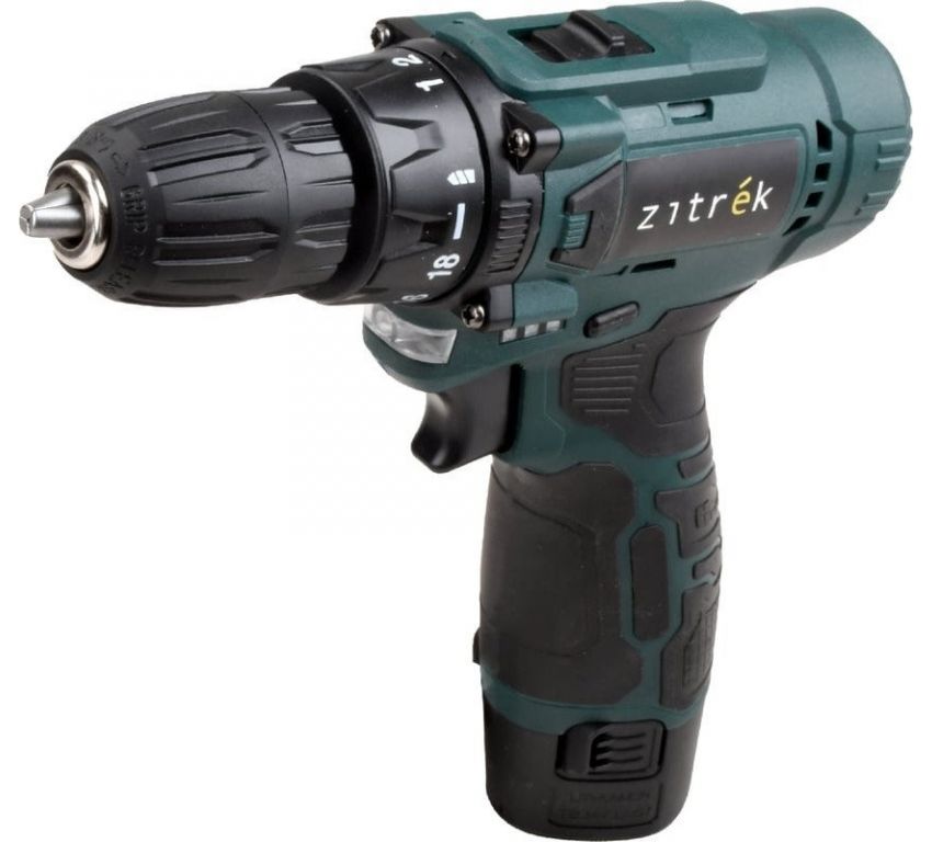 Дрель-шуруповерт Zitrek Green 12V Plus 085-1013 (с 1-им АКБ)