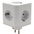 Сетевой фильтр Cablexpert CUBE-5-16-W