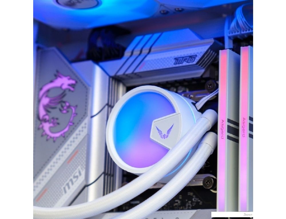 Система жидкостного охлаждения для процессора Valkyrie A240 ARGB (белый)