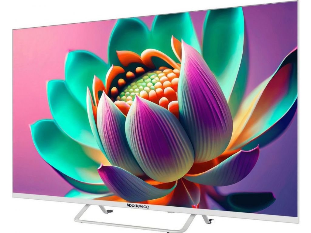 Телевизор Topdevice 43? SMART TV YаOS (белый)