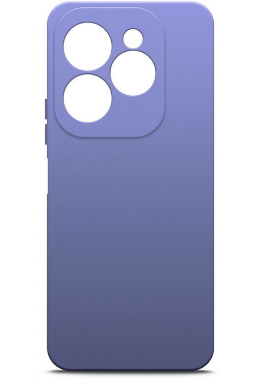 Чехол (клип-кейс) BoraSCO для Infinix Hot 40i/Smart 8/8 Plus/8 Pro Silicone Case 72662 лавандовый
