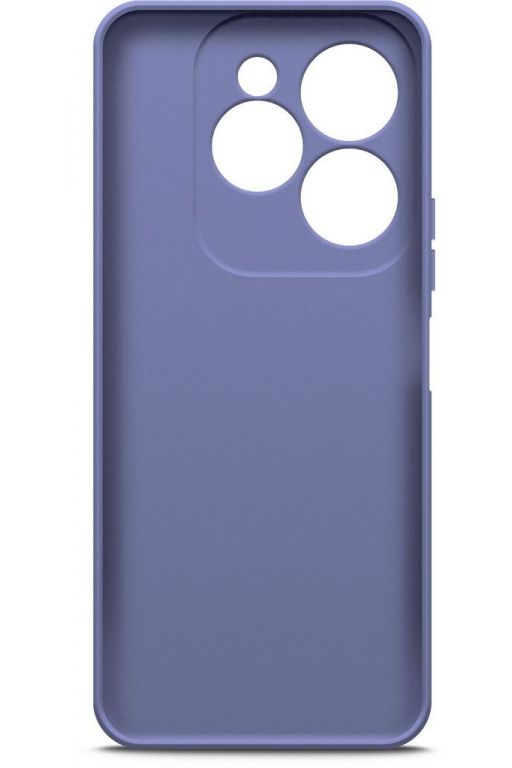 Чехол (клип-кейс) BoraSCO для Infinix Hot 40i/Smart 8/8 Plus/8 Pro Silicone Case 72662 лавандовый