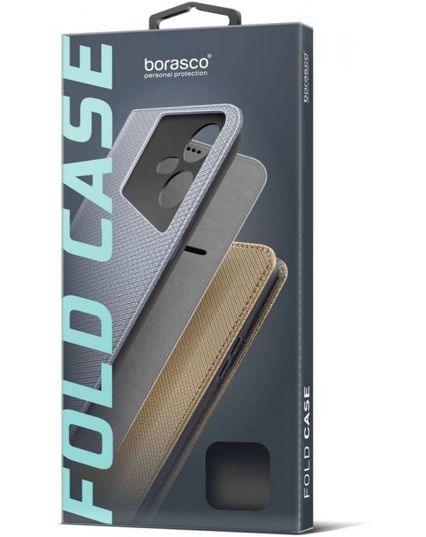 Чехол (клип-кейс) BoraSCO для Samsung Galaxy A25 Microfiber Case черный (72876)