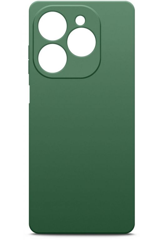 Чехол (клип-кейс) BoraSCO для Tecno Spark 20/20C/Go 2024/Pop 8 Microfiber Case зеленый опал (72676)