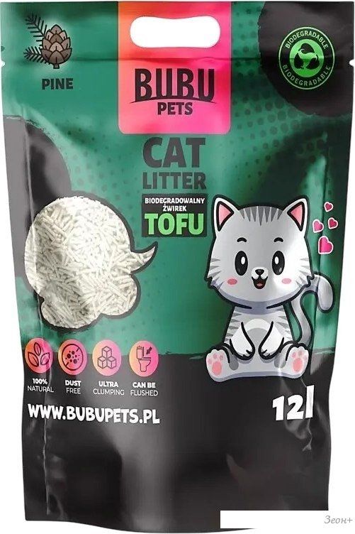Bubu Pets Tofu Pine (5 кг/12 л)