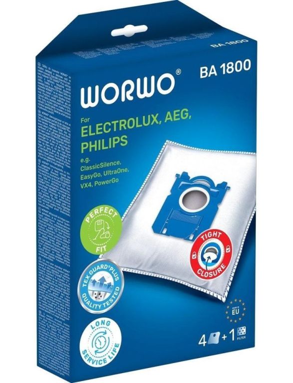 Комплект одноразовых мешков Worwo BA1800