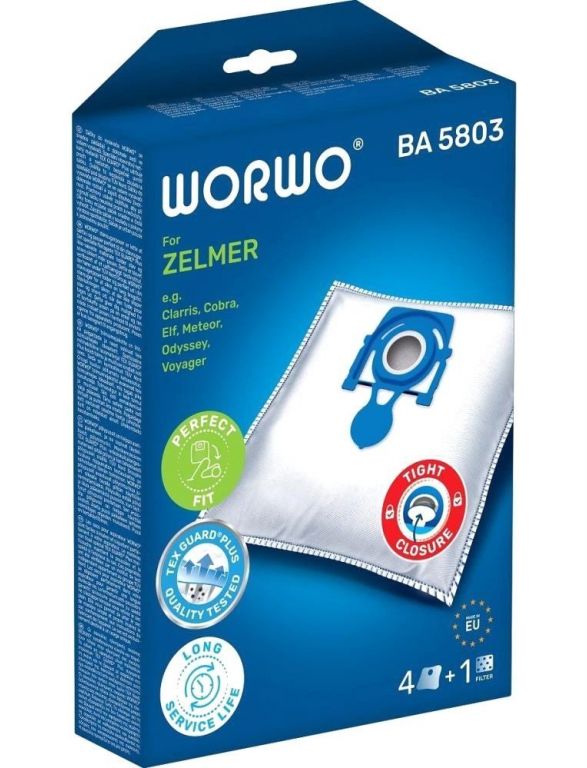 Комплект одноразовых мешков Worwo BA5803