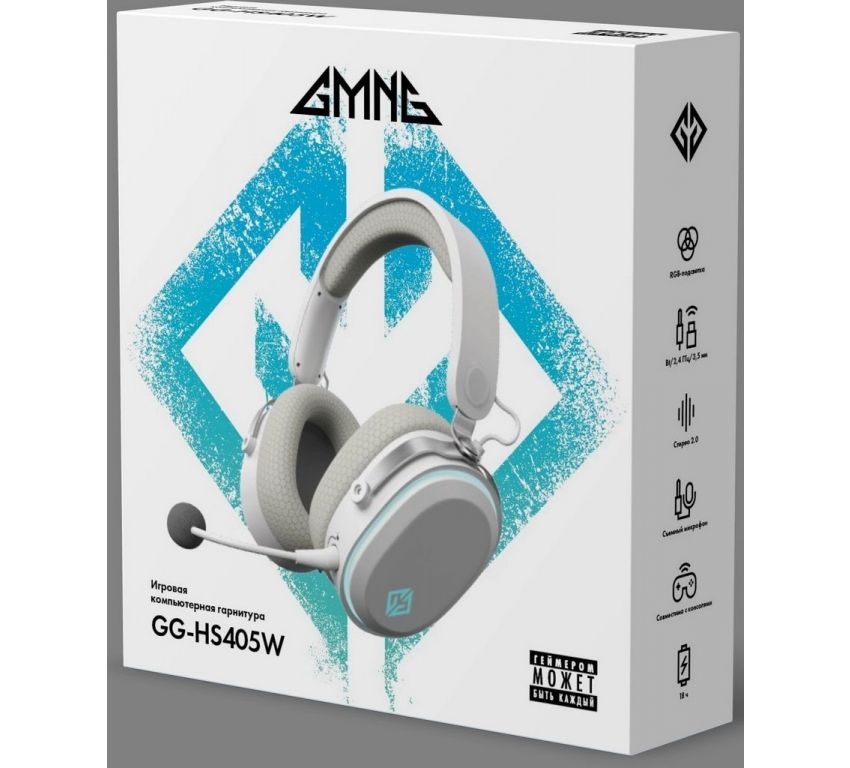 Наушники GMNG GG-HS405W (белый)
