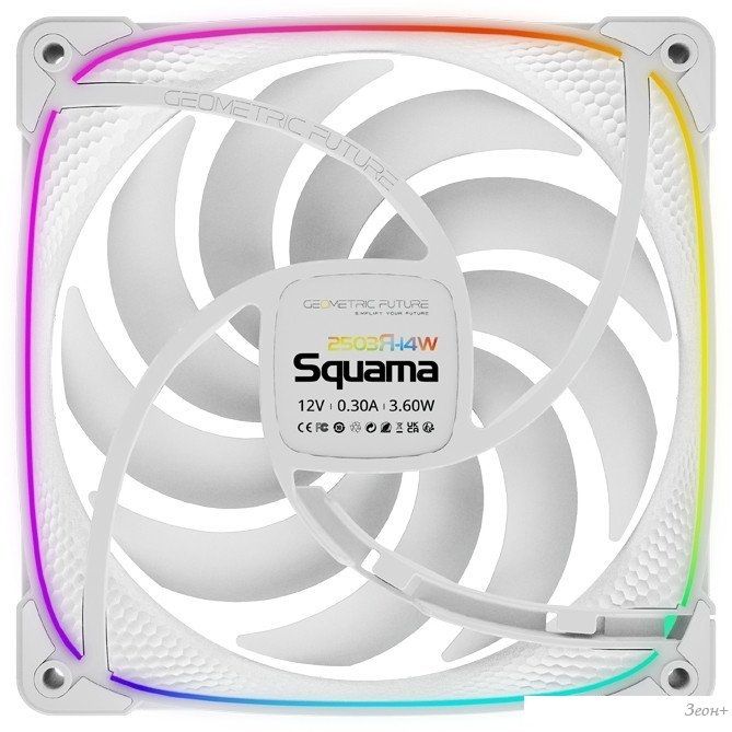 Вентилятор для корпуса Geometric Future Squama 2503R-14 (белый)