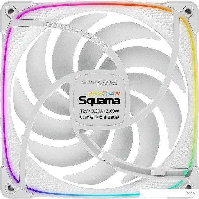 Комплект вентиляторов для корпуса Geometric Future Squama 2503R-14 Triple Pack (белый)