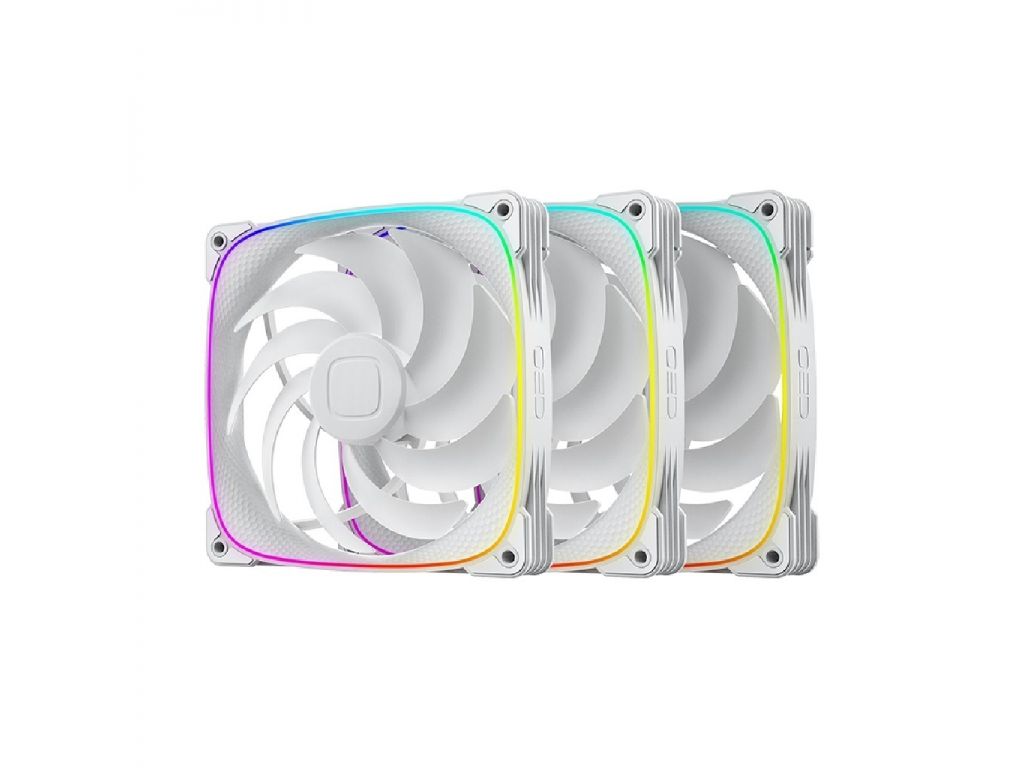 Комплект вентиляторов для корпуса Geometric Future Squama 2503-14 Triple Pack (белый)
