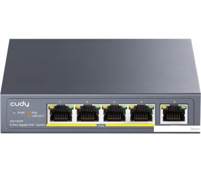 Неуправляемый коммутатор Cudy GS1005P 1.0