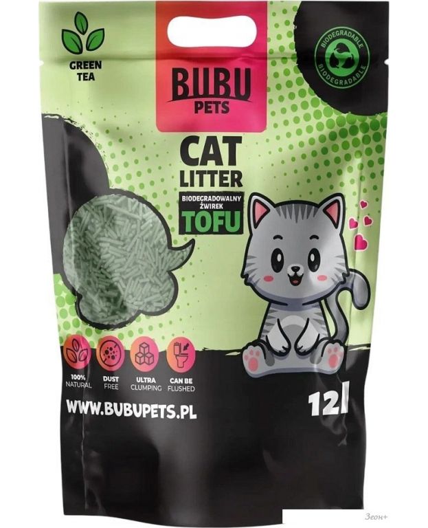 Bubu Pets Tofu Green Tea (5 кг/12 л)