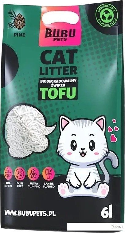 Bubu Pets Tofu Pine (2.5 кг/6 л)