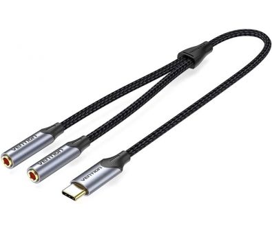  Vention BGNHY USB Type-C - 2x 3.5 Jack (0.3 , )
