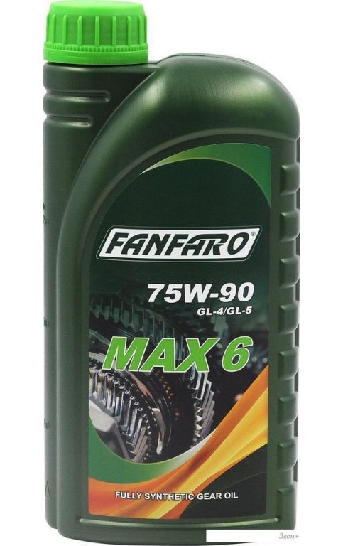 Трансмиссионное масло Fanfaro MAX-6 SAE 75w90 GL-4/GL-5 1л