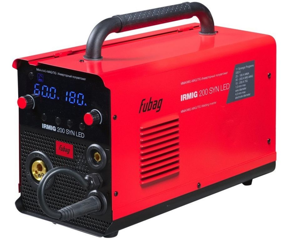 Сварочный инвертор Fubag IRMIG 200 SYN LED 646404