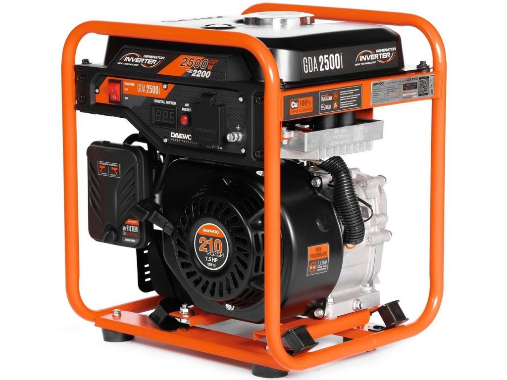Бензиновый генератор Daewoo Power GDA 2500i8