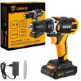 Дрель-шуруповерт Deko Banger 20V ONE + 083-1042 (с 1-им АКБ)