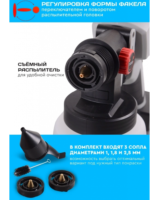 Краскораспылитель Ресанта АКП-20Li (с 1-им АКБ)