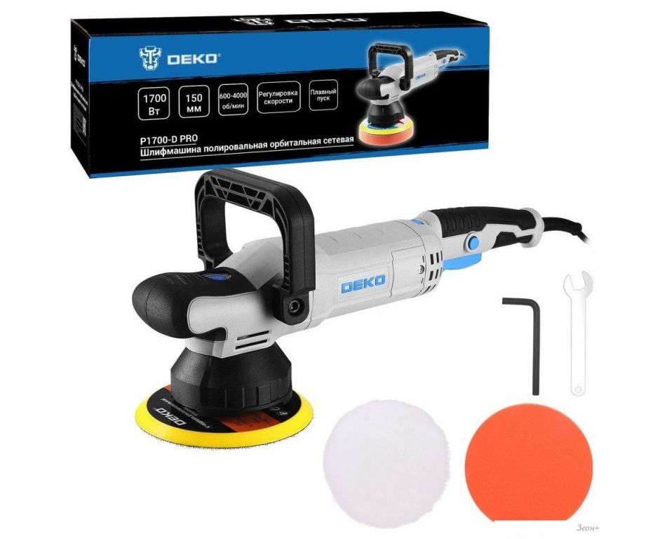 Полировальная машина Deko P1700-D Pro 083-1048