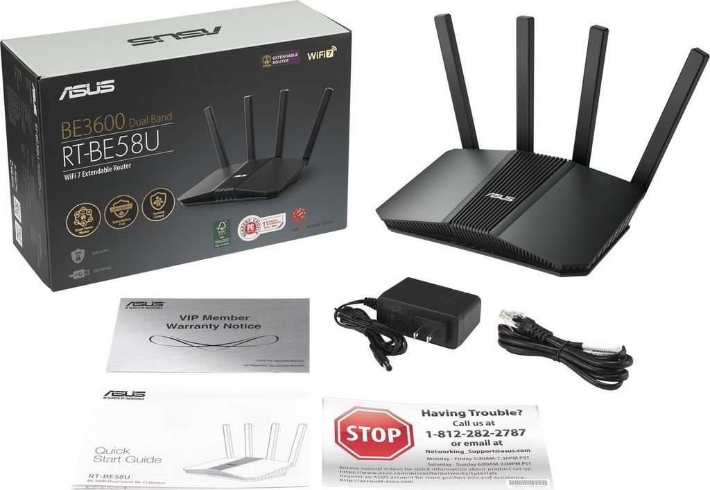 Wi-Fi роутер ASUS RT-BE58U