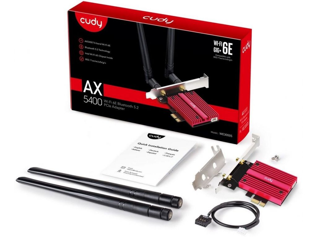 Wi-Fi/Bluetooth адаптер Cudy WE3000S