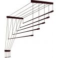 Сушилка для белья Comfort Alumin Потолочная 5 прутьев Chocolate Style 100 см (шоколадный)