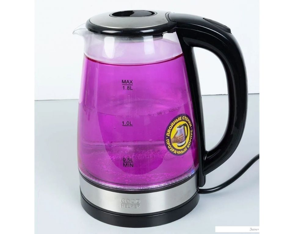 Электрический чайник Goodhelper KPG-1810 (розовый)