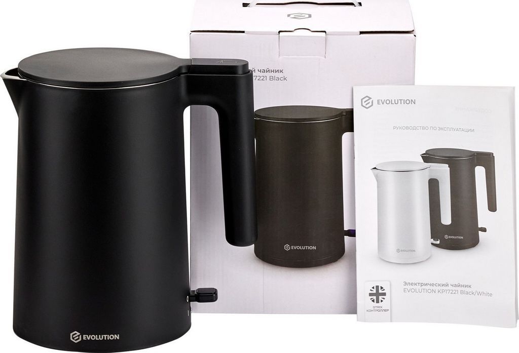 Электрический чайник Evolution KP17221 Black