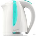 Электрический чайник Maxvi KE1701P (белый/зеленый)
